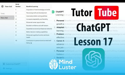 ChatGPT Lesson 17 Accessing Chat History