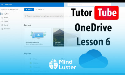 Microsoft OneDrive Lesson 6 Closing Personal Vault Manually