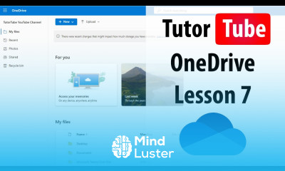 Microsoft OneDrive Lesson 7 Personal Vault Settings