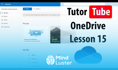 Microsoft OneDrive Lesson 15 Creating a Share Link to Share Files and Folders