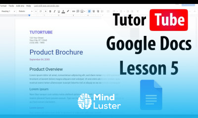 Google Docs Tutorial Lesson 5 Working with Templates