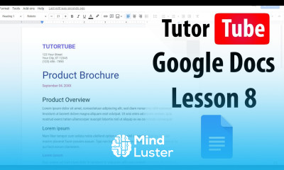 Google Docs Tutorial Lesson 8 Text Justification Text indent and Line Spacing Options