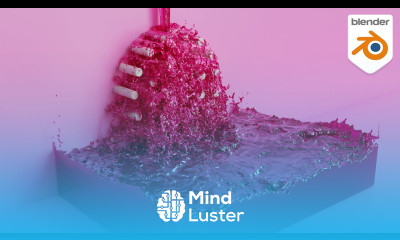 Learn Easy Blender Fluid Simulation Water Simulation Blender Tutorial ...