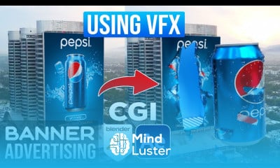 How To Create Banner Tearing CGI Ads Using VFX in Blender Blender VFX Tutorial