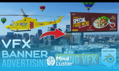 How To Create Helicopter Banner Advertising CGI Ads in Blender