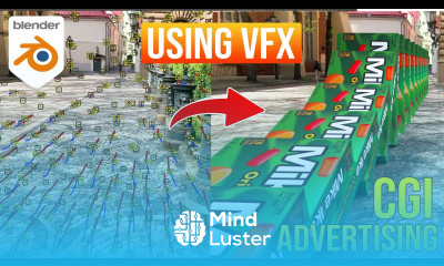 Easy Blender Motion Tracking Introduction CGI Ads Using VFX In Blender