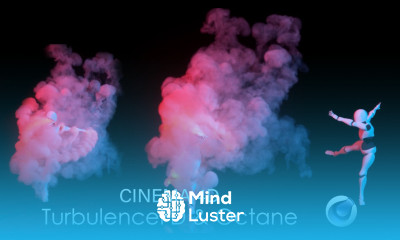 Cinema 4D Smoke Dance Animation Turbulence FD Octane Render