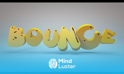 Cinema 4D Bounce Text Animation Render