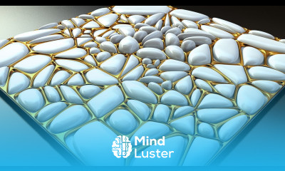 C4D Animation Beautiful Voronoi Fracture