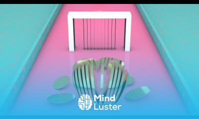 Slice Gold Loop Animation