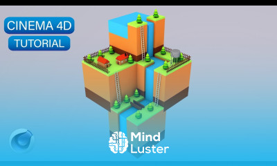 Cinema 4D Tutorial Low Poly Landscape 3D Modeling