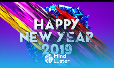 C4D Tutorial Create New Year 2019 Poster