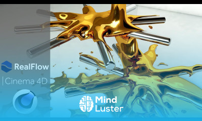 C4D Tutorial Smooth liquid Animation Realflow