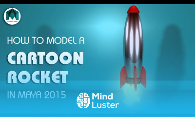 Maya Tutorial How to model a cartoon rocket in Hindi