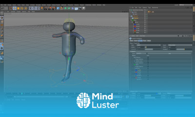 Cinema 4D Tutorial Simple Character Build Animate Using CMotion