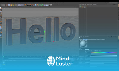 Cinema 4D Tutorial How To Create 3D Text