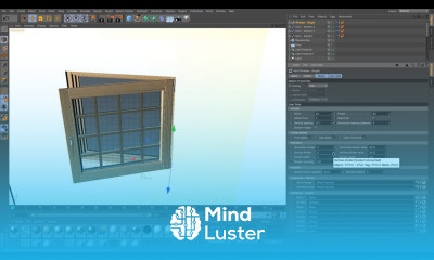 Cinema 4D Tutorial How to Create an Office Space 2 Doors Windows