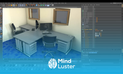 Cinema 4D Tutorial How to Create an Office Space 3 Adding Content