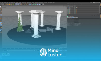 Cinema 4D Tutorial Creating A Temple Ruin Scene Part 4 Adding Ivy With IvyGrower