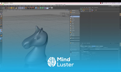 Cinema 4D Tutorial How to Model a Chess Set Part 7 Knight Improvements Including Sculpting