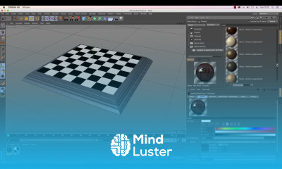 Cinema 4D Tutorial How to Model a Chess Set Part 8 Chess Board