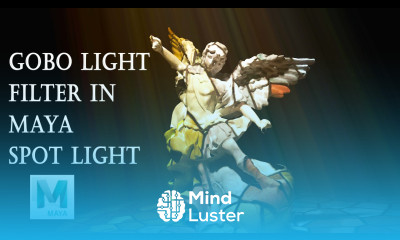 Using Gobo Light Filter In Maya Spot Light Arnold Render Maya 2023