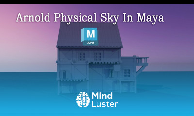 Create Daylight using Arnold physical sky in Maya Maya 2023 Arnold Renderer