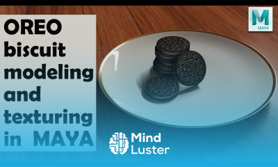 Maya Modeling Oreo Biscuit Modeling Texturing in Maya Product Modeling in Maya
