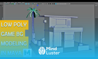 Low Poly Game bg modelling In Maya Maya 2023 Maya Modelling