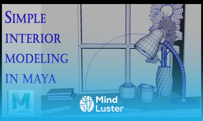 Simple interior Modelling in Maya Maya 2023