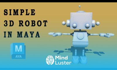 Create Simple 3D Robot Model In Maya In Easy Steps Maya Modelling Maya 2023