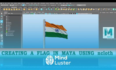 How to create a Flag Animation In Maya Using nCloth Maya nCloth tutorial