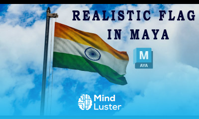 Create Realistic Flag In Maya Modeling Texturing Animation Maya 2023