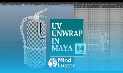 Fire Extinguisher UV Unwrap Modeling Texturing Game Props In Maya Part 02 Maya 2022