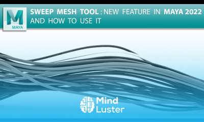 Sweep mesh tool in Maya Maya new feature for curve modeling