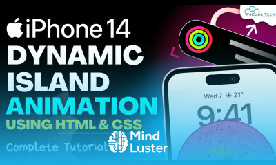 Create Dynamic Island iPhone 14 Animation using HTML and CSS 