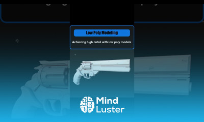 Achieving High Detail on Low Poly Models 3dmodeling blender gamedev