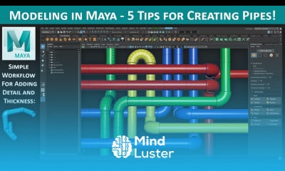 Modeling in Maya 5 Ways to Create Pipes