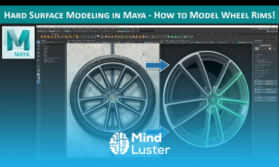 Maya Hard Surface Modeling How to Model a Wheel