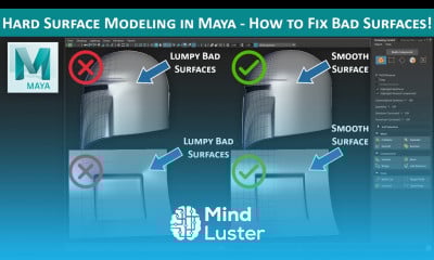 Maya Hard Surface Modeling How to Fix Bad Surfaces