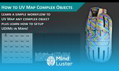 How to UV Map Complex Objects in Maya