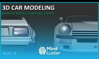 3D Car Modeling How to Model Lights