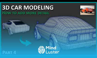 3D Car Modeling How to Add More Details