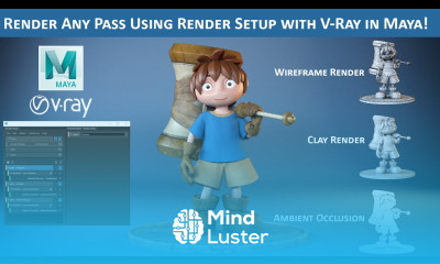 Create Render Layers with Render Setup in Maya with V Ray