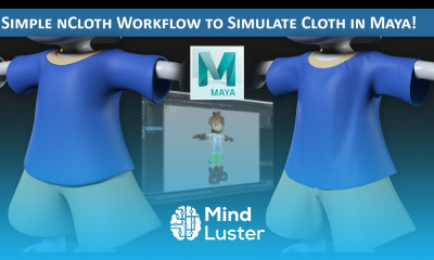nCloth in Maya Simple workflow for Clothes