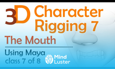 3D Maya Character Rigging 7 The Mouth