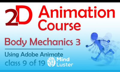 2D Adobe Animate Course Body Mechanics 3 Run Free 2D Animation Course