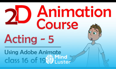 2D Adobe Animate Course Acting 5 Lipsync Dialogue And Gestures Free 2D Animation Course