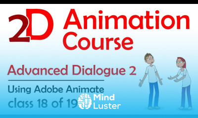 2D Adobe Animate Course Advanced Dialogue 2 Two Character Sequence Free 2D Animation Course