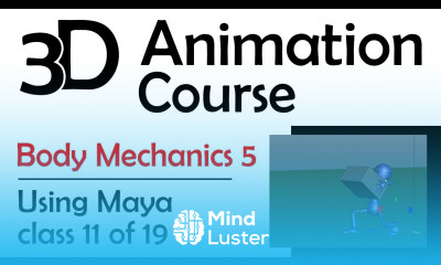 3D Maya Animation Body Mechanics 5 Lifting Weight And Balance Free 3D Animation Course